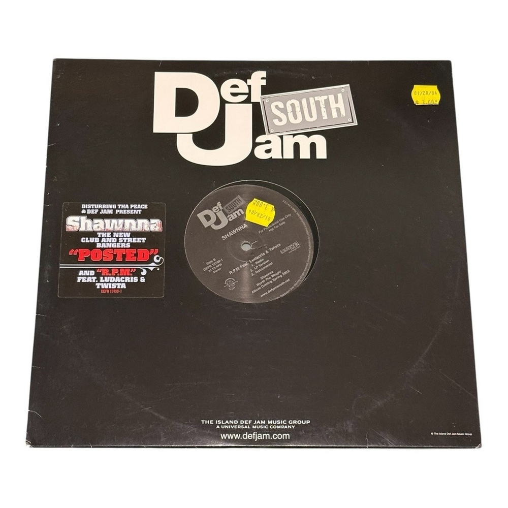 Shawnna Vinyl Record Def Jam South Rap Hip Hop RPM Ludacris Twista 2003 Promo
